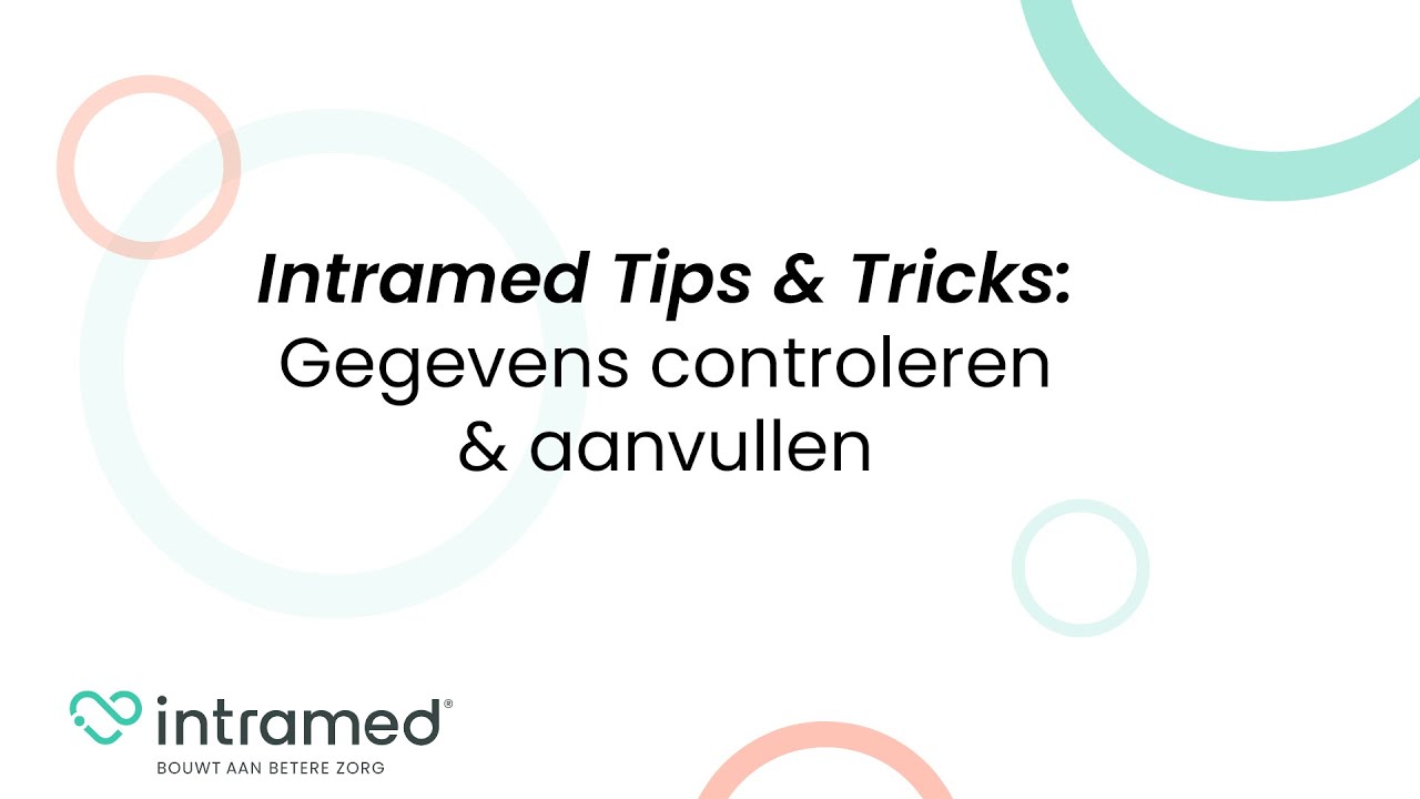 Gegevens controleren en aanvullen
