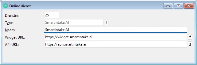 Scherm Intramed Online Dienst