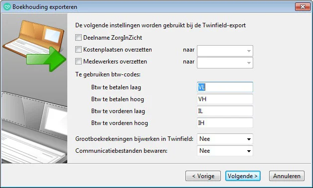 Twinfield stap 3
