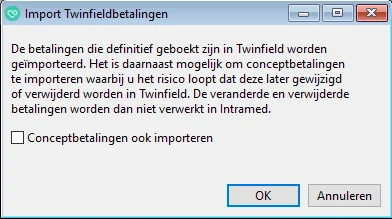 Twinfield import 1