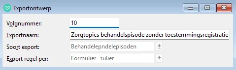 Zorgtopics Export ontwerp voorbeeld