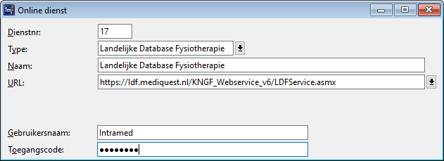 Online dienst LDF