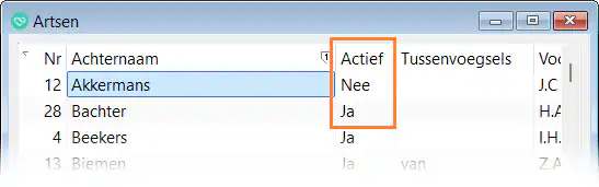 Voortaan wordt de huisarts uit de patiëntgegevens alleen overgenomen, als de huisarts als ‘actief’ is opgenomen in Intramed: