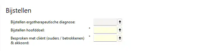 Er is een nieuw veld onderaan het koopje bijstellen gekomen op opnieuw de toestemming te registeren: